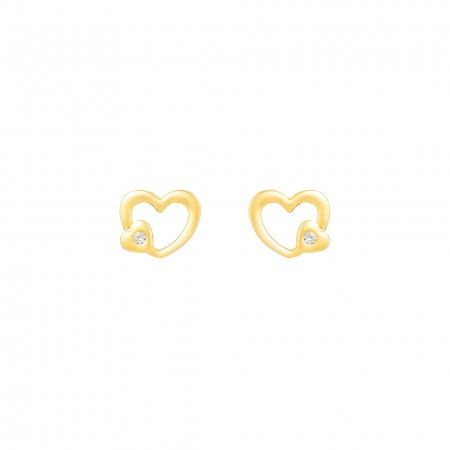 HEART SILVER EARRINGS