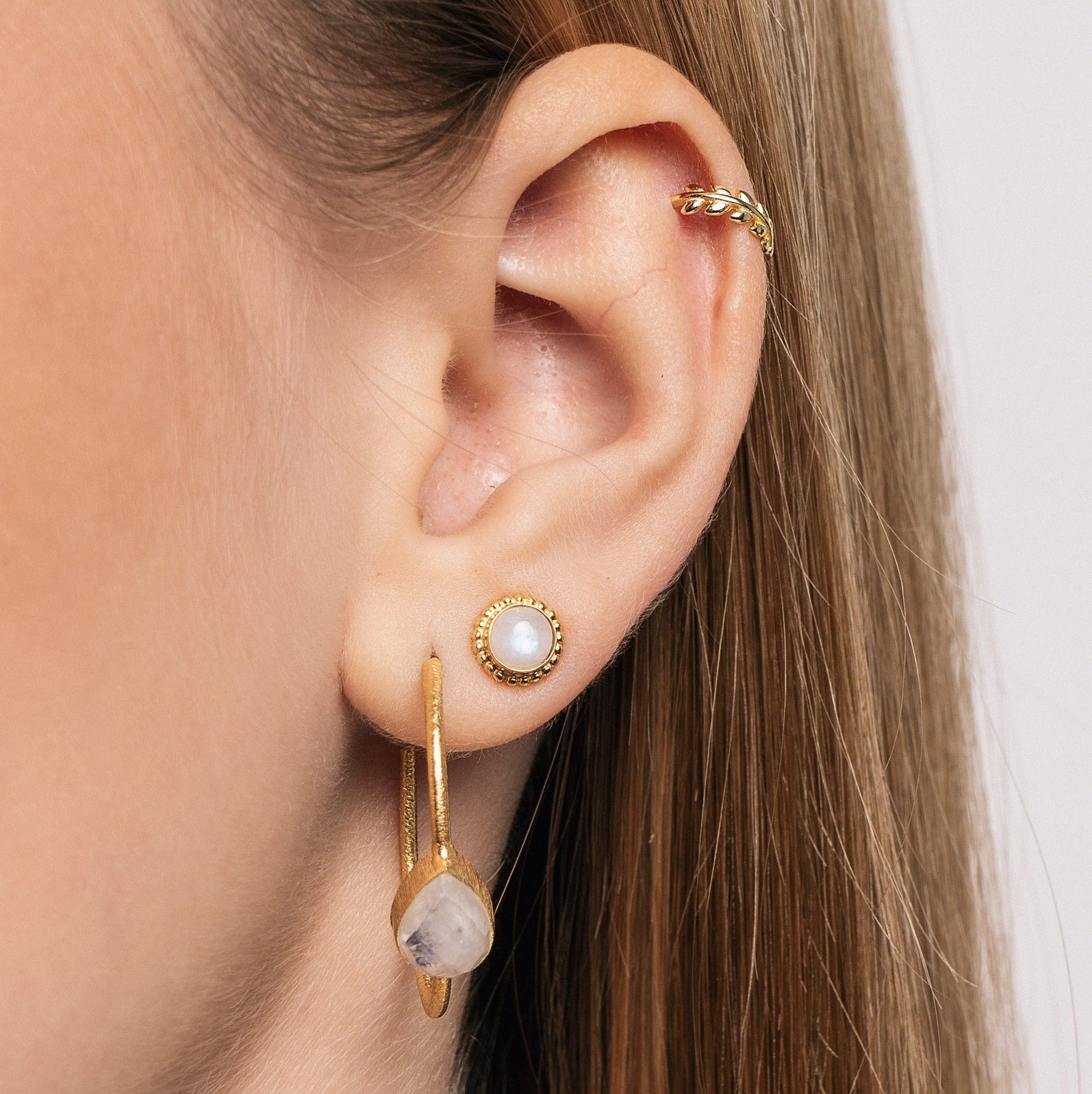 BRINCOS PEDRA NATURAL