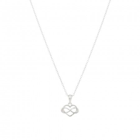 HEART AND INFINITY NECKLACE