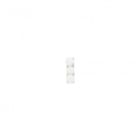 PENDIENTE DE PLATA CON BARRA Y PERLAS. UNIDAD