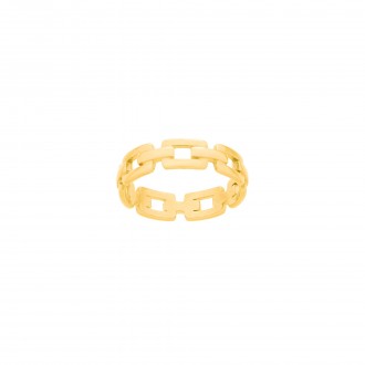 ANILLO CON DISE�O DE CADENA