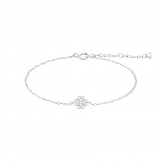 PULSERA DE PLATA CON TR�BOL