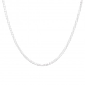 SILVER SNAKE CHOKER