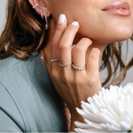 ANEL ARO ABERTO COM MINI ZIRCES