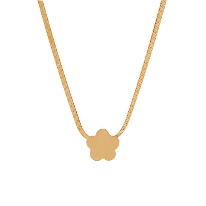 FLOWER STEEL PENDANT