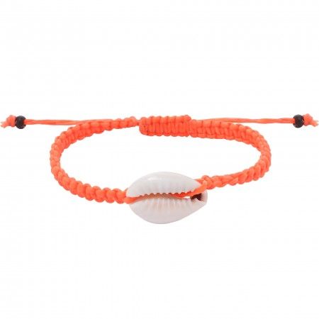 MACRAME BRACELET WITH WHELK SHELL