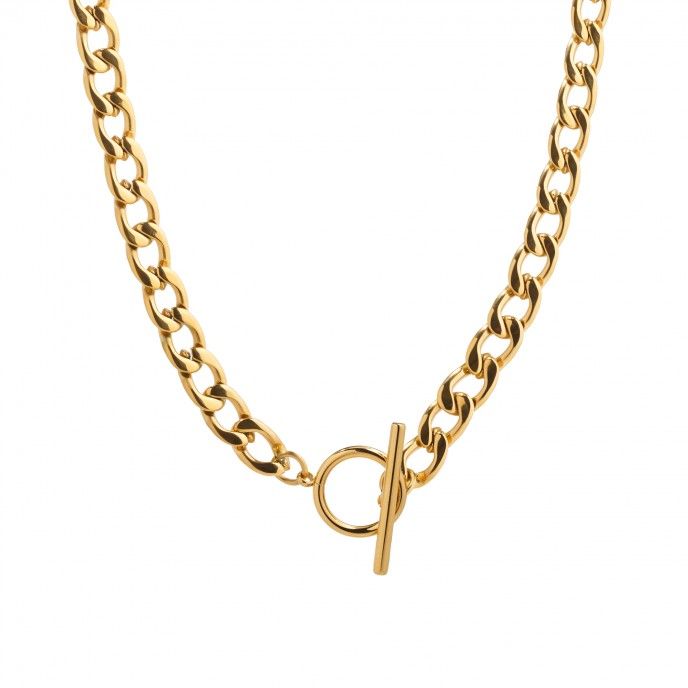 COLLAR DE ACERO DE CADENA