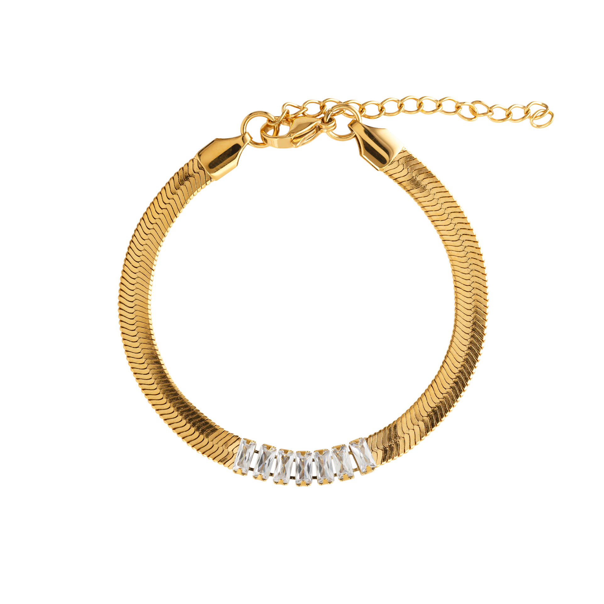 PULSEIRA AÇO BRILHANTE