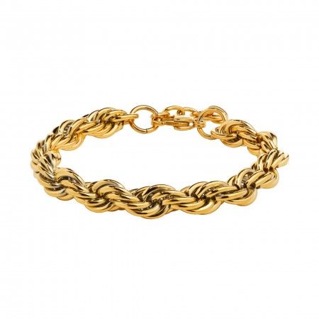 PULSERA DE ACERO RETORCIDA PULSERA DE ACERO RETORCIDA