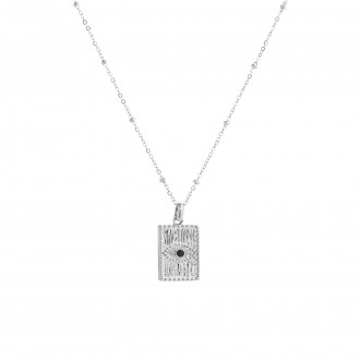COLLAR DE ACERO CON OJO