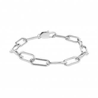 STEEL BRACELET WITH LINKS