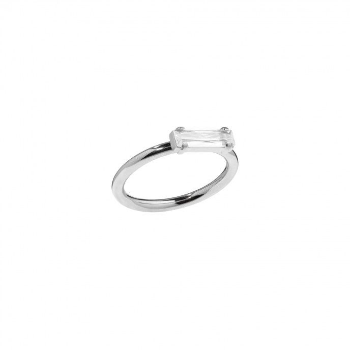 ANILLO DE ACERO BRILLANTE