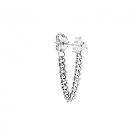 SILVER EARRING WITH CHAIN SILVER EARRING WITH CHAIN