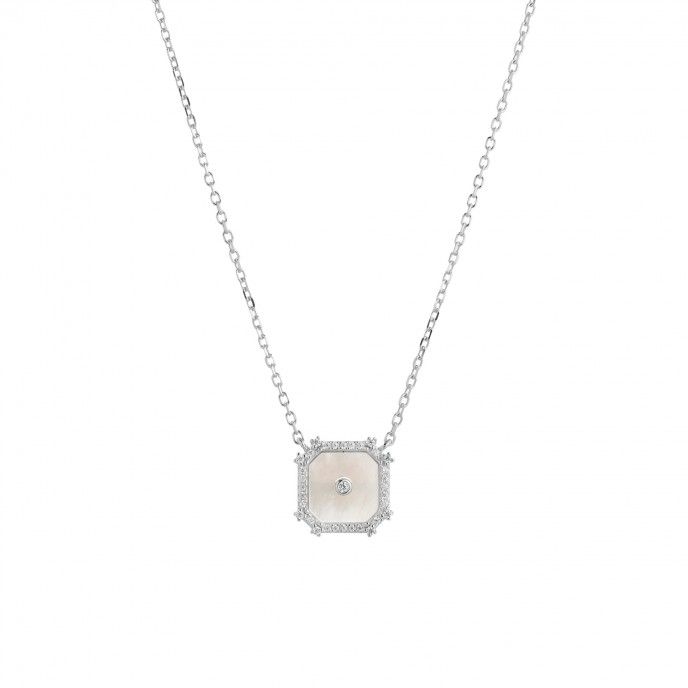 SHINY SILVER NECKLACE