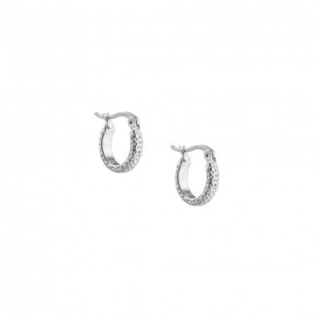 ARGOLAS AÇO MARTELADAS 1CM ARGOLAS AÇO MARTELADAS 1CM