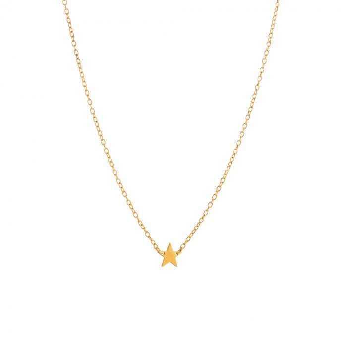 STEEL NECKLACE WITH STAR