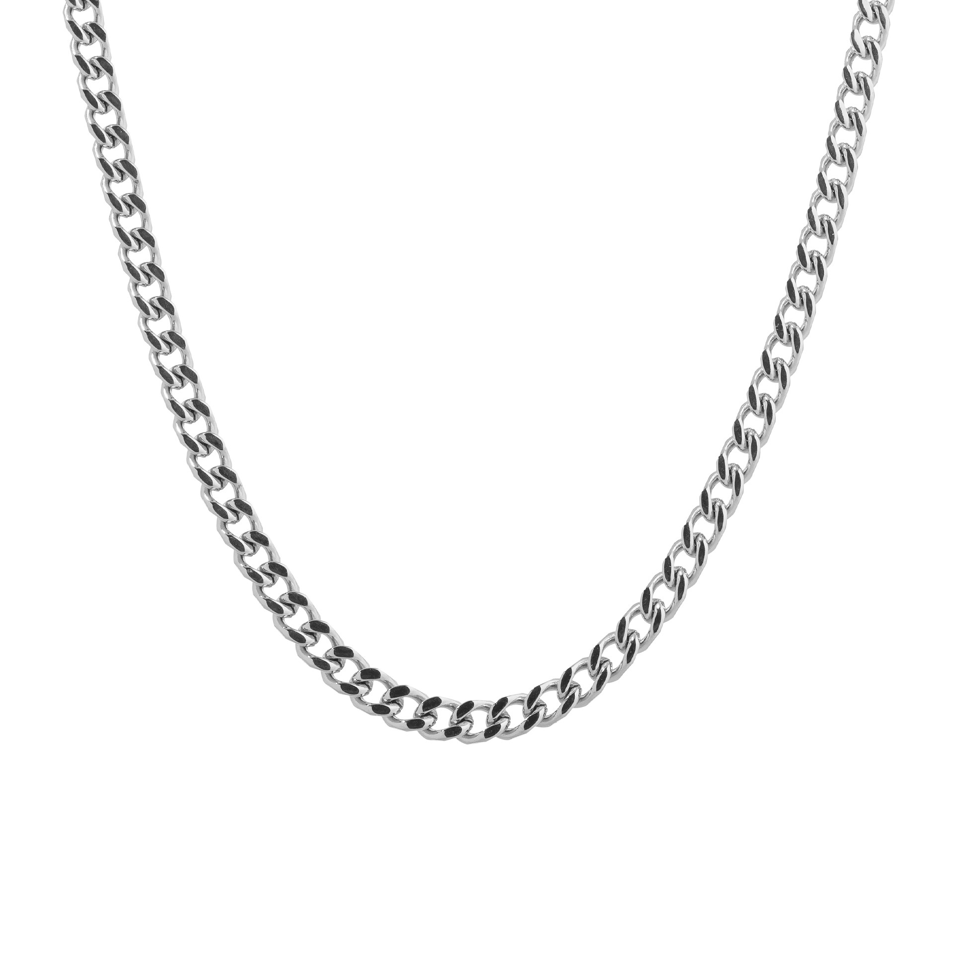 STEEL NECKLACE WITH LINKS