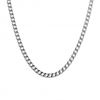 STEEL NECKLACE WITH LINKS 