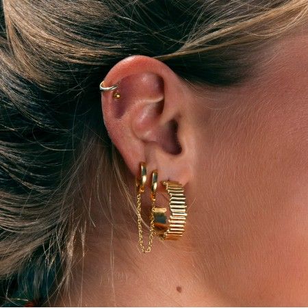 STEEL HOOPS WITH STRIPES