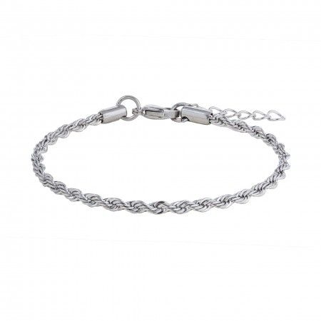 PULSERA DE ACERO RETORCIDO
