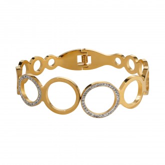 STEEL BRACELET WITH WHEELS