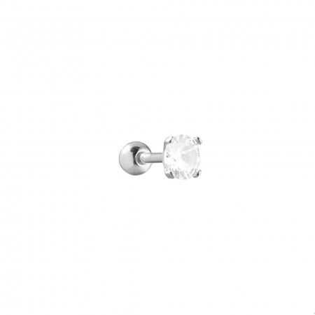 STEEL PIERCING WITH ZIRCON