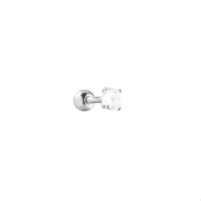 STEEL PIERCING WITH ZIRCON
