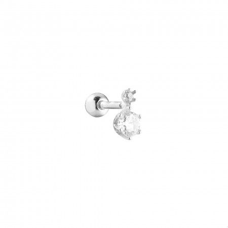 STEEL PIERCING WITH ZIRCONS