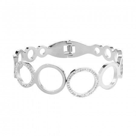 STEEL BRACELET WITH WHEELS