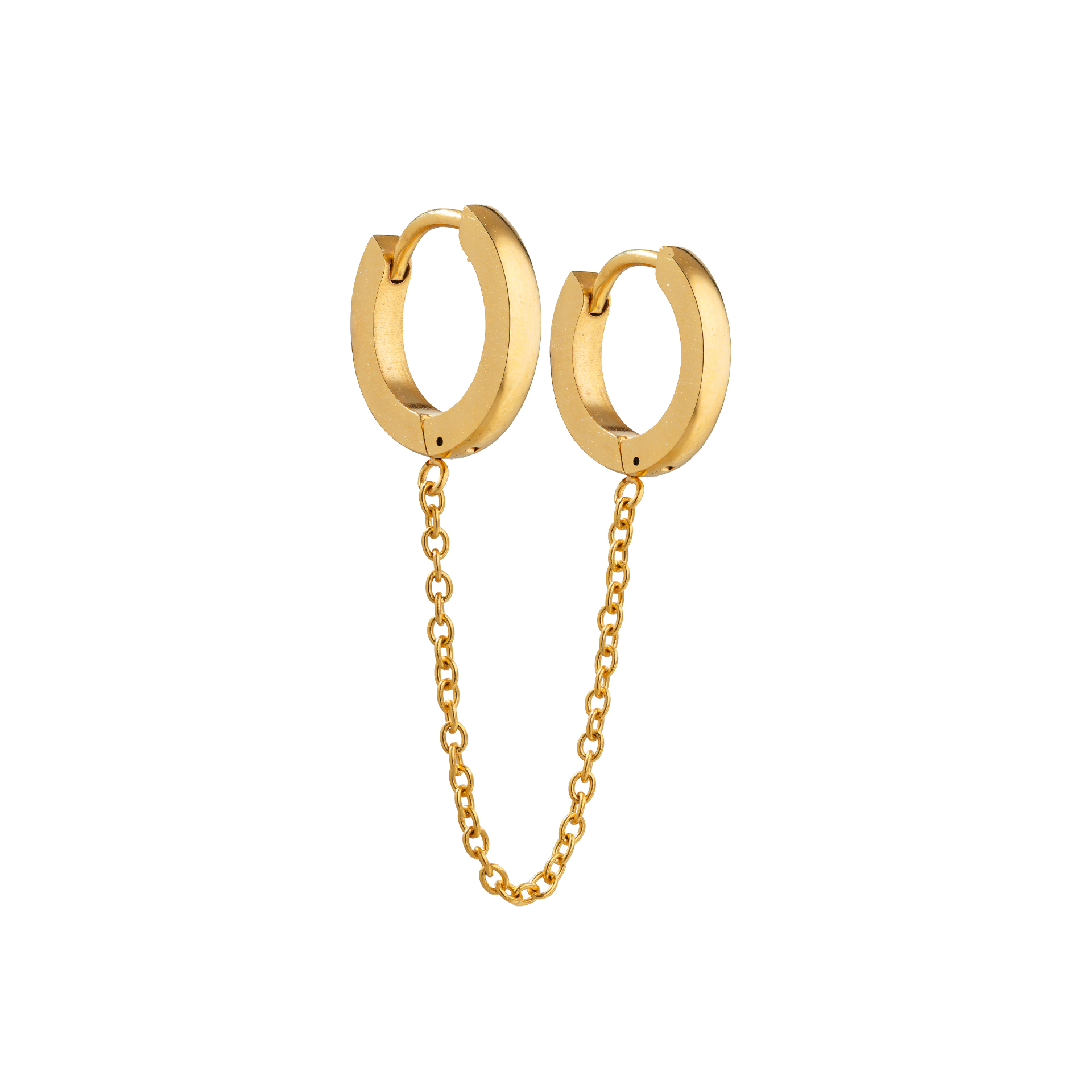 ARGOLA DUPLA AÇO CORRENTE