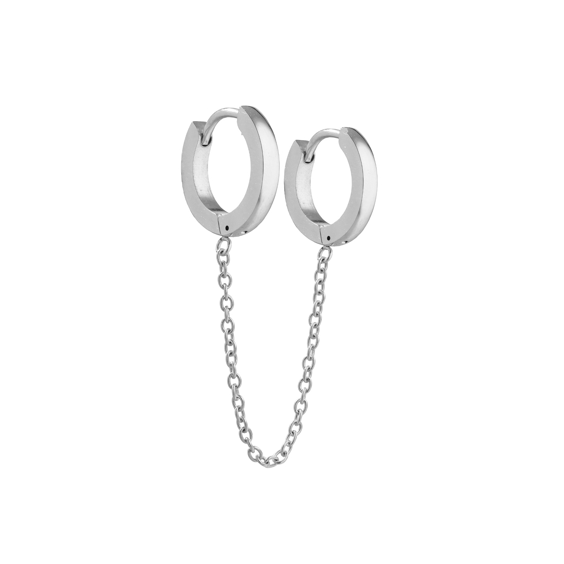 ARGOLA DUPLA AÇO CORRENTE