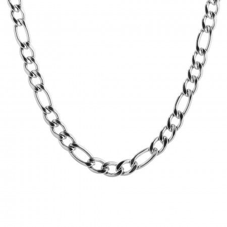 COLAR AÇO ELOS 45CM COLAR AÇO ELOS 45CM