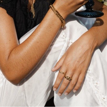 STEEL RING WITH KNOT