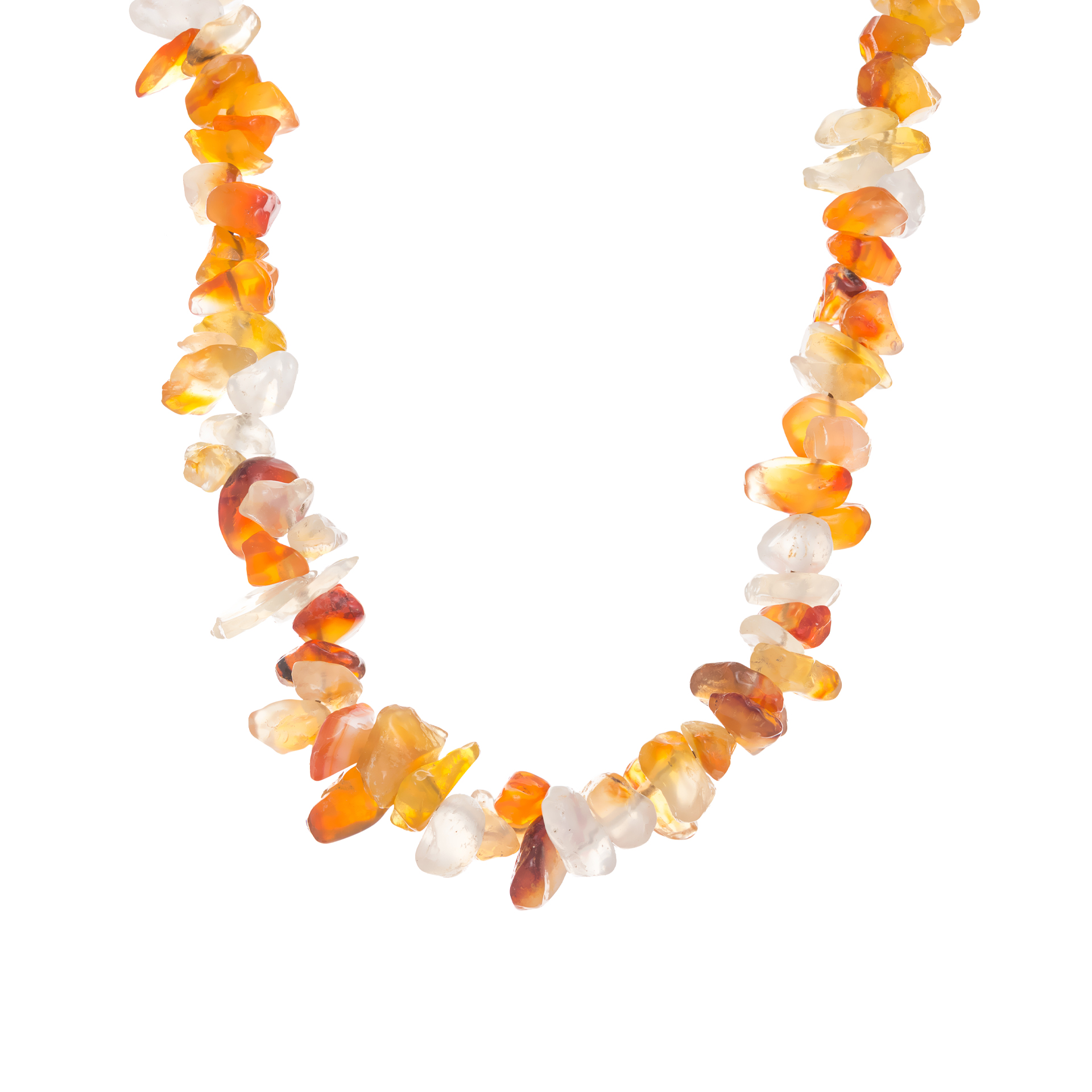COLAR CHIP ÁGATA CORNALINA