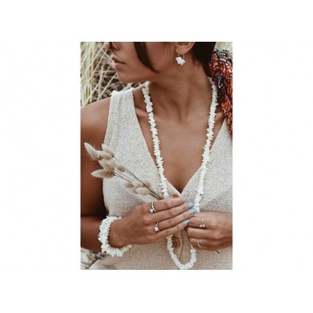 AGATE CORNALINA NATURAL STONE NECKLACE