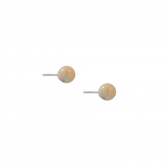 MOTHER-OF-PEARL SILVER EARRINGS