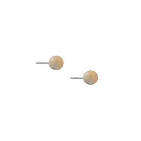 BRINCOS MADRE PROLA 6MM