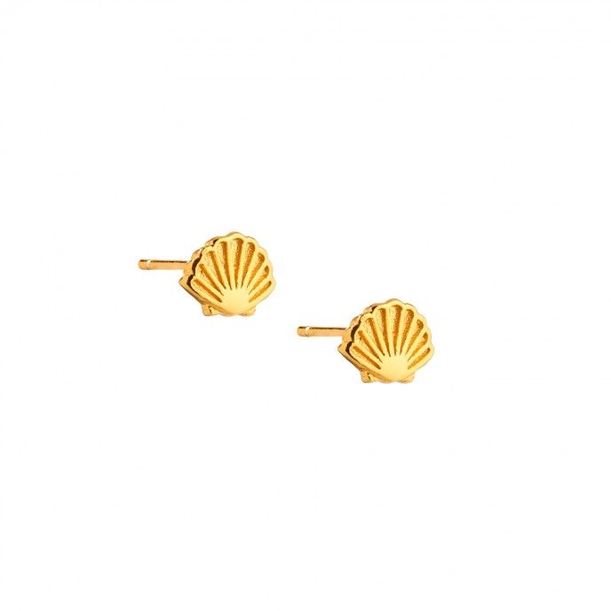 SHELL SILVER EARRINGS