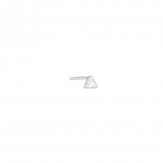 TRIANGLE SILVER EARRING