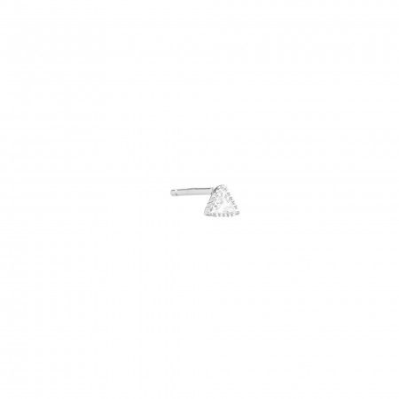 TRIANGLE SILVER EARRING