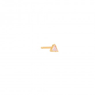 TRIANGLE SILVER EARRING