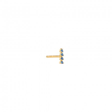 SILVER EARRING WITH ZIRCONS