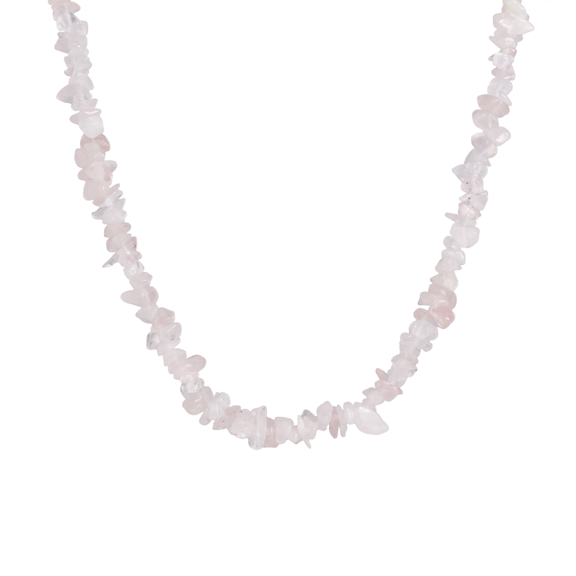 ROSEO QUARTZ NATURAL STONE NECKLACE