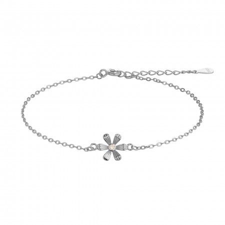 FLOWER SILVER BRACELET