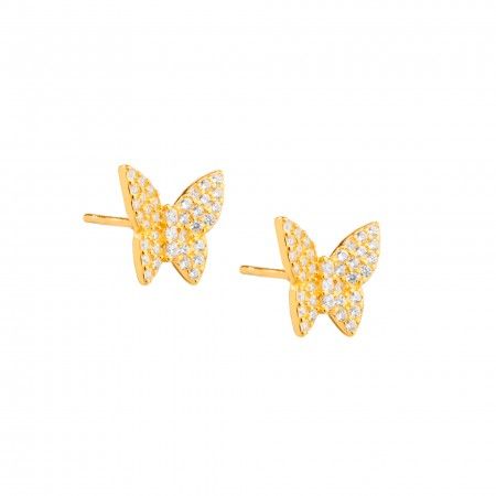 BUTTERFLY ILVER EARRINGS