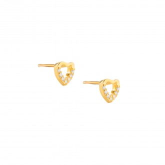 HEART SILVER EARRINGS