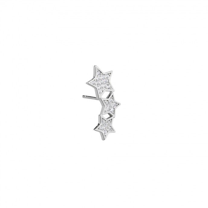 SILVER STARS EARRING
