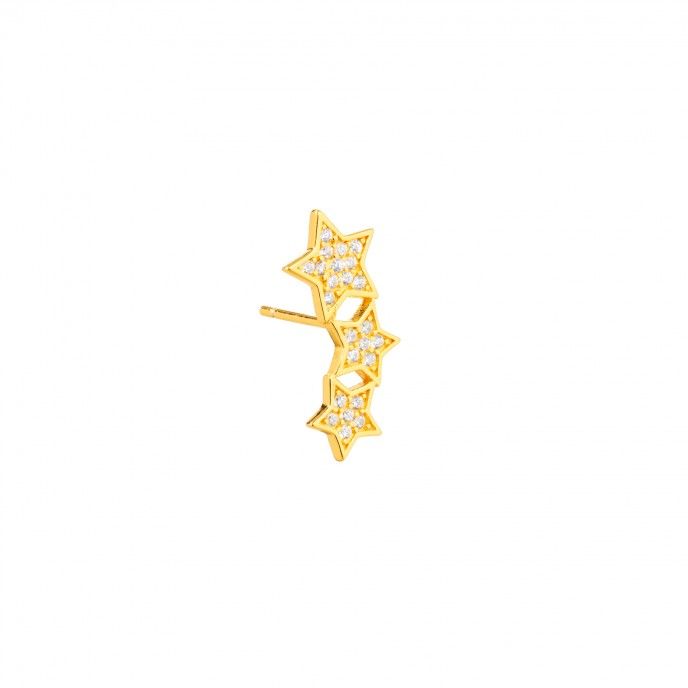 SILVER STARS EARRING