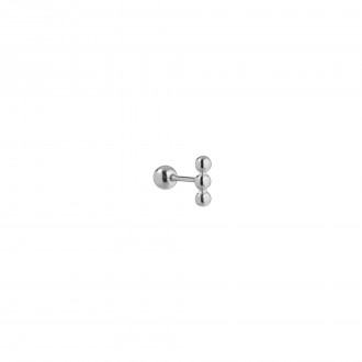 SILVER PIERCING WITH BEADS