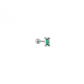 SILVER PIERCING WITH ZIRCON